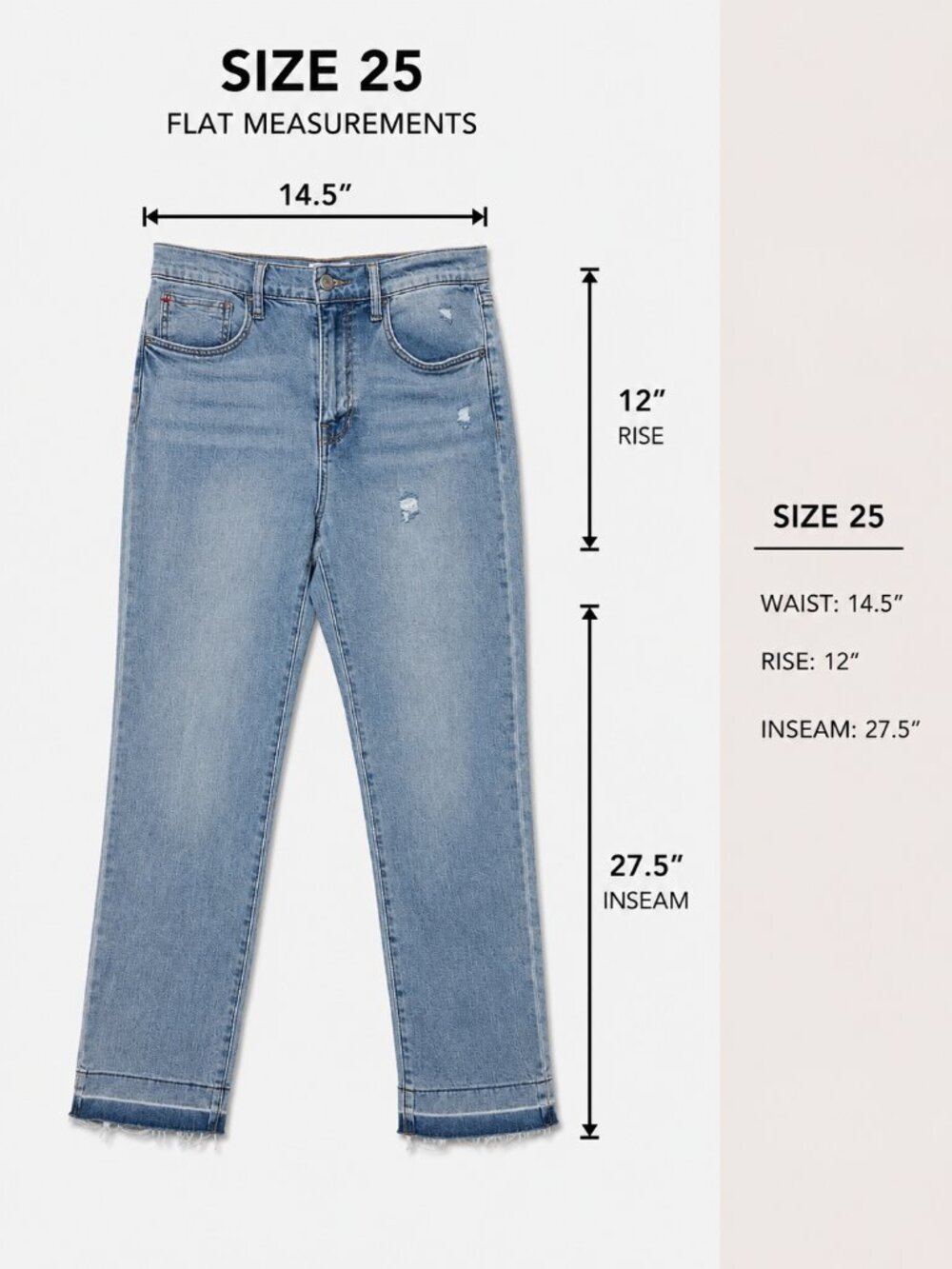 Hudson Kass Hi-Rise Distressed Jeans